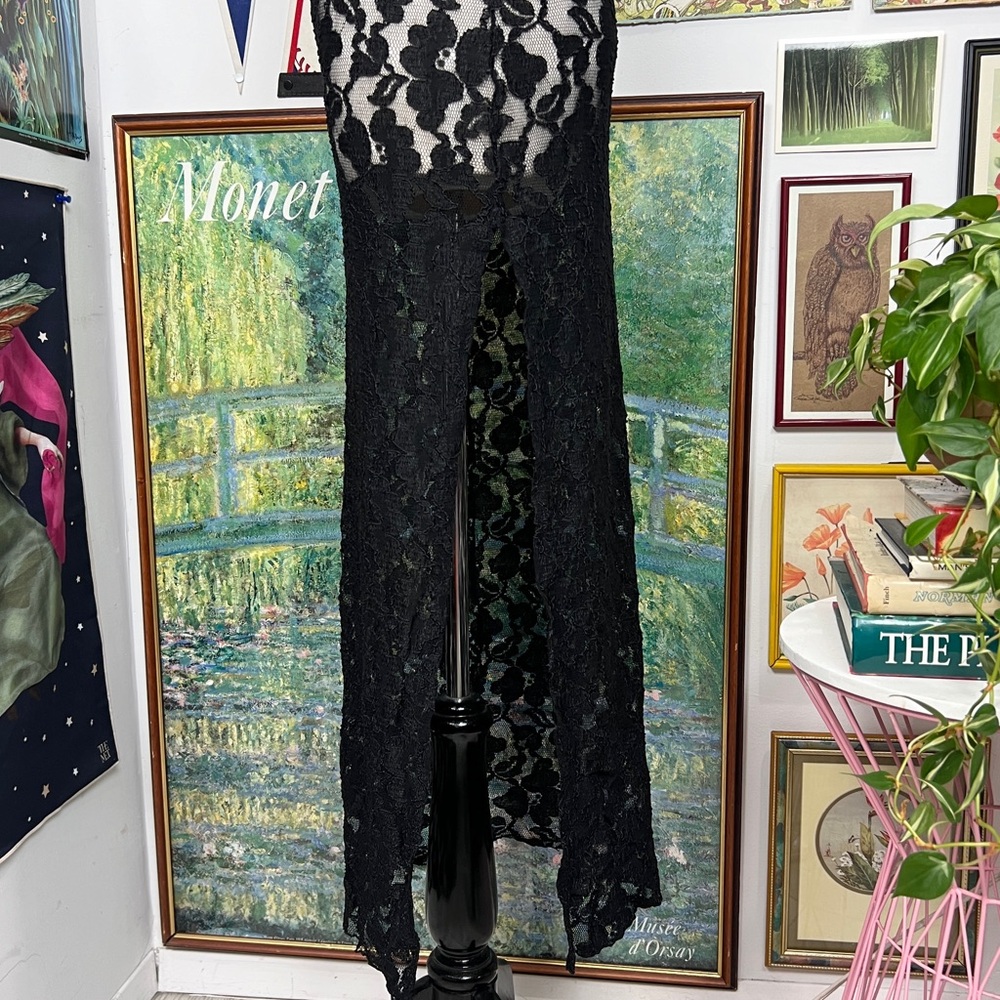 Vintage Victoria's Secret Maxi Lace Mesh Dress - Picture 4 of 7